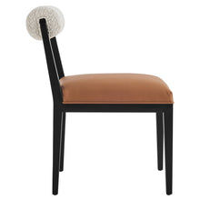 Load image into Gallery viewer, Kai Boucle and Vegan Leather Dining Chair [Online Only]
