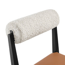 Load image into Gallery viewer, Kai Boucle and Vegan Leather Dining Chair [Online Only]
