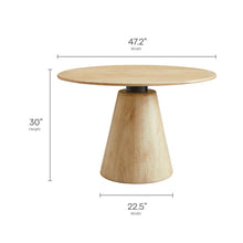 Load image into Gallery viewer, Sabelle 47" Round Wood Dining Table [Online Only]
