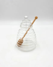 Load image into Gallery viewer, Glass Beehive Honey Dipper Jar
