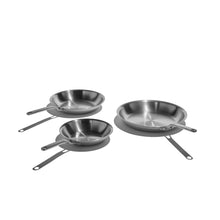 Load image into Gallery viewer, Eater x Heritage Steel 3 Piece Fry Pan Set [Online Only]
