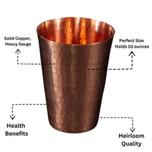 Load image into Gallery viewer, Just Right Copper Cup, 10 ounces [Online Only] | Sertodo Copper
