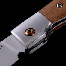 Load image into Gallery viewer, Messermeister Folding Steak Knife Set in Leather Roll - 4 Piece [Online Only]
