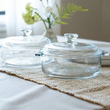 Load image into Gallery viewer, Set of 2 1-Quart Glass Dutch Oven Casserole Bakeware Baking Dishes with Lids [Online Only]
