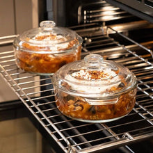 Load image into Gallery viewer, Set of 2 1-Quart Glass Dutch Oven Casserole Bakeware Baking Dishes with Lids [Online Only]
