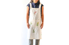 Load image into Gallery viewer, Botanical Embroidered Apron [Online Only]
