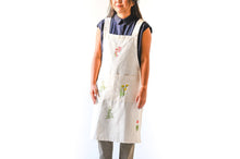 Load image into Gallery viewer, Botanical Embroidered Apron [Online Only]
