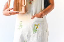 Load image into Gallery viewer, Botanical Embroidered Apron [Online Only]
