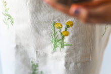 Load image into Gallery viewer, Botanical Embroidered Apron [Online Only]
