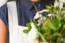 Load image into Gallery viewer, Botanical Embroidered Apron [Online Only]

