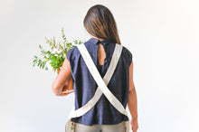 Load image into Gallery viewer, Botanical Embroidered Apron [Online Only]
