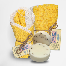 Load image into Gallery viewer, Carolina Cottons Starter Kit 100% Cotton Dishcloth 11" x 11" (4), Kitchen Towel 24" x 15" (2), Dish Soaps (1 Each Scent) [Online Only]
