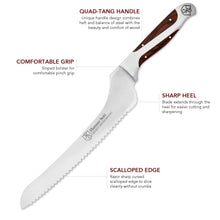 Load image into Gallery viewer, Hammer Stahl 9" Offset Bread Knife [Online Only]
