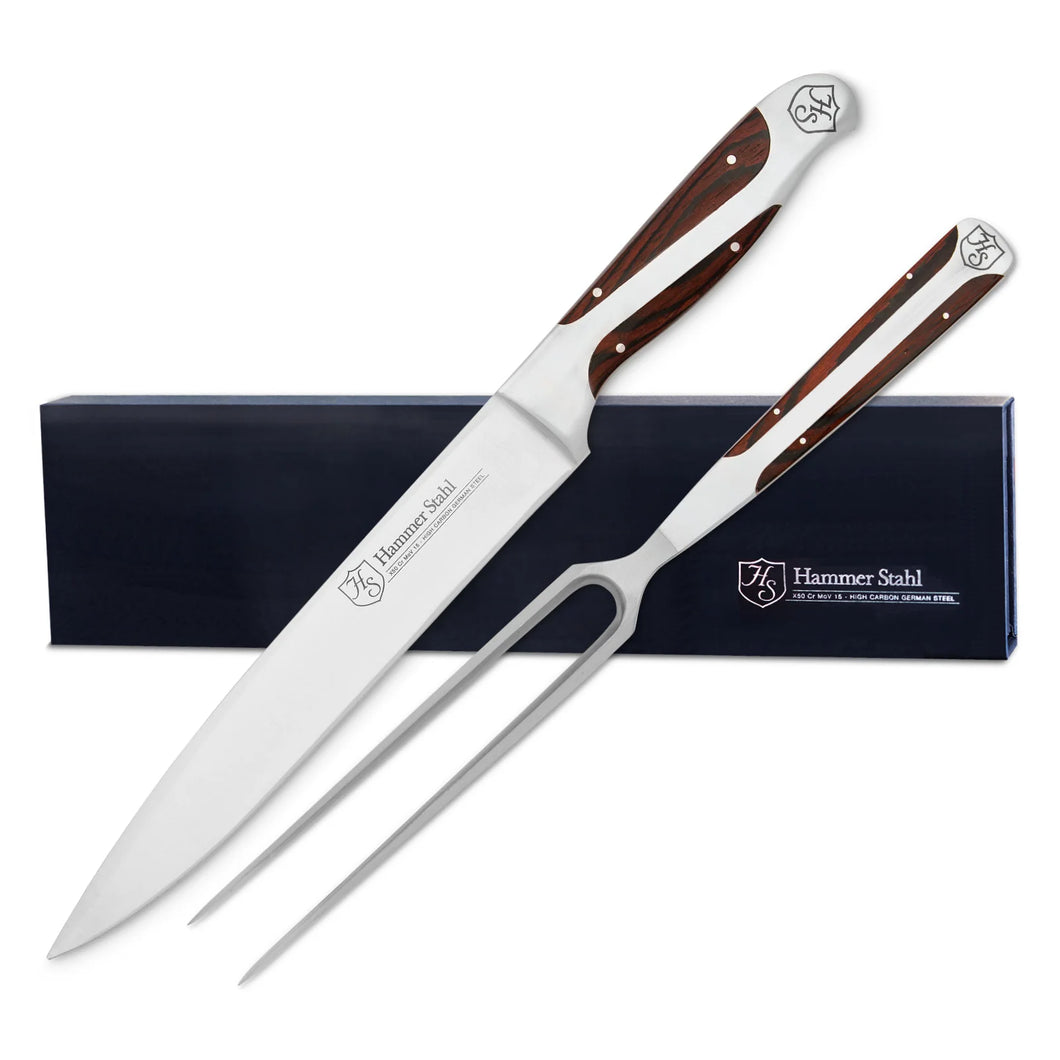 Carving Fork & Knife Set - Hammer Stahl