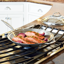 Load image into Gallery viewer, Heritage Steel Titanium Series 13.5" French Skillet with Lid [Online Only]
