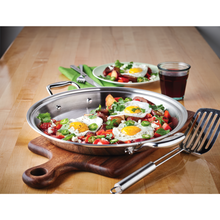 Load image into Gallery viewer, Heritage Steel Titanium Series 13.5" Paella Pan with Lid [Online Only]
