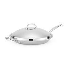 Load image into Gallery viewer, Heritage Steel Titanium Series 13.5" French Skillet with Lid [Online Only]
