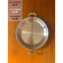 Load image into Gallery viewer, Heritage Steel Titanium Series 13.5" Paella Pan with Lid [Online Only]
