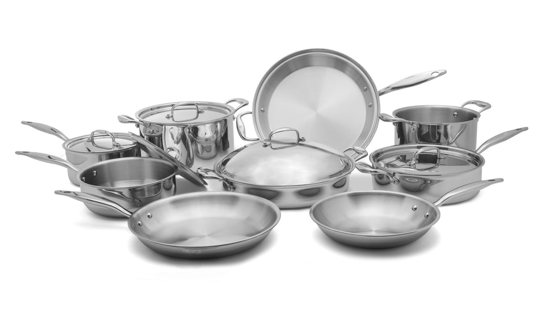14 Piece Heritage Steel Gourmand Cookware Set (Can Special Order)