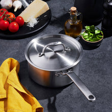 Load image into Gallery viewer, Eater x Heritage Steel 3 Quart Saucepan with Lid [Online Only]
