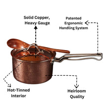 Load image into Gallery viewer, Copper Saucepan 1.5 quart and 2.5 quart [Online Only] | Sertodo Copper
