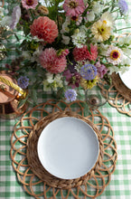 Load image into Gallery viewer, Moss Ruffled Gingham Tablecloth [Online Only]
