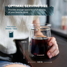 Load image into Gallery viewer, Double Wall Coffee Tasting Glass - 350mL/12oz [Online Only]
