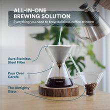 Load image into Gallery viewer, Pour Over Coffee Maker with Filter - 500ml/17oz [Online Only]
