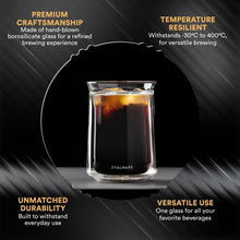 Load image into Gallery viewer, Double Wall Coffee Tasting Glass - 350mL/12oz [Online Only]
