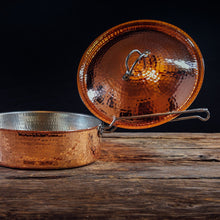 Load image into Gallery viewer, Copper Saute Pan With Lid, 3 quart [Online Only] | Sertodo Copper
