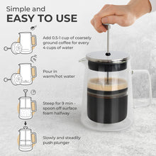 Load image into Gallery viewer, Glass French Press [Online Only]
