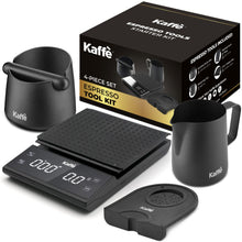 Load image into Gallery viewer, Espresso Starter Kit (Knock Box, Coffee Scale, Tamper Mat, Milk Pitcher) [Online Only]
