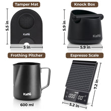 Load image into Gallery viewer, Espresso Starter Kit (Knock Box, Coffee Scale, Tamper Mat, Milk Pitcher) [Online Only]
