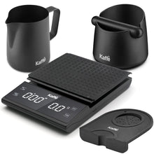 Load image into Gallery viewer, Espresso Starter Kit (Knock Box, Coffee Scale, Tamper Mat, Milk Pitcher) [Online Only]
