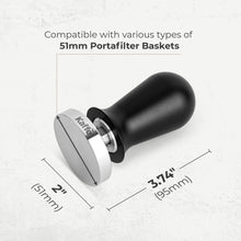 Load image into Gallery viewer, Espresso Tamper with Spring, 51mm [Online Only]
