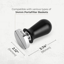 Load image into Gallery viewer, Espresso Tamper with Spring, 54mm [Online Only]
