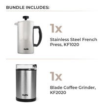 Load image into Gallery viewer, French Press Essentials Bundle, Stainless Steel [Online Only]
