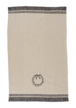 Load image into Gallery viewer, Natural Embroidered Holiday Kitchen Towels (Various Styles) [Online Only]
