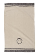Load image into Gallery viewer, Natural Embroidered Holiday Kitchen Towels (Various Styles) [Online Only]
