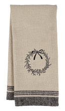 Load image into Gallery viewer, Natural Embroidered Holiday Kitchen Towels (Various Styles) [Online Only]
