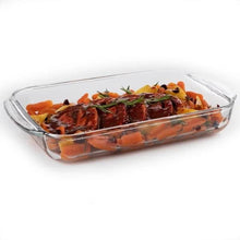 Load image into Gallery viewer, Glass 3-Piece Bakeware Oven Safe Casserole Baking Dish Set - Dishwasher Safe [Online Only]
