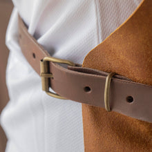 Load image into Gallery viewer, Messermeister Vintage Amber Leather Apron [Online Only]

