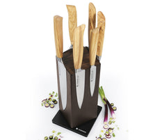Load image into Gallery viewer, Magnetic Spinning Knife Block, 5" x 5" x 10" [Online Only]
