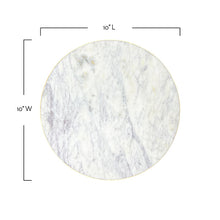 Load image into Gallery viewer, Verona Green Marble Round Charger [Online Only]
