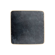 Load image into Gallery viewer, Verona Black Marble Square Charger [Online Only]
