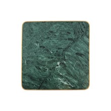 Load image into Gallery viewer, Verona Green Marble Square Charger [Online Only]
