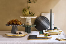 Load image into Gallery viewer, Verona Green Marble Round Charger [Online Only]

