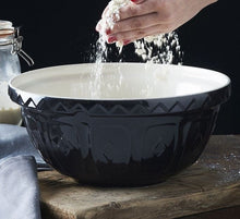 Load image into Gallery viewer, Mason Cash Black Color Mix Bowl Size 18
