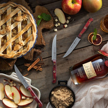 Load image into Gallery viewer, Messermeister Custom Red 4 Piece Steak Knife Set [Online Only]
