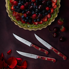 Load image into Gallery viewer, Messermeister Custom Red 4 Piece Steak Knife Set [Online Only]
